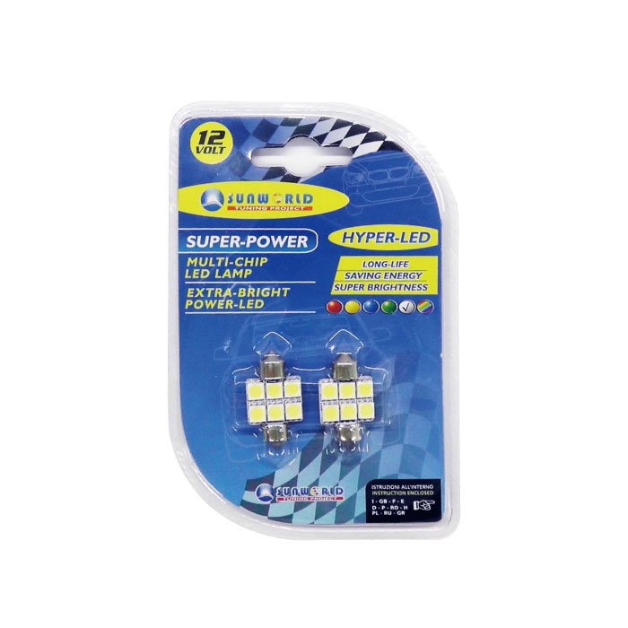 LEDﾊﾞﾙﾌﾞ(T10X31)2個入【別送料1000円 WEB カーフレンド