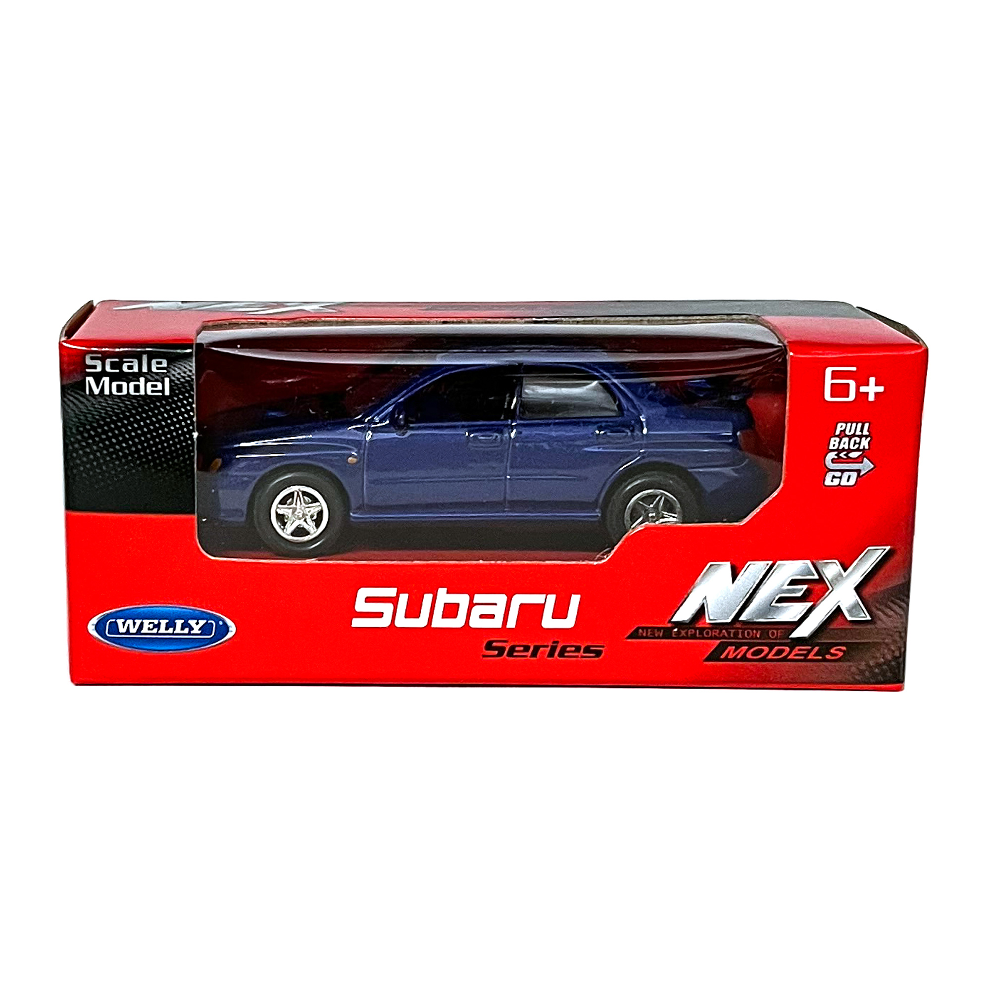 WELLY社 1/60ﾐﾆｶｰ IMPREZA WRX STI BLUE【別送料1000円 WEB カーフレンド