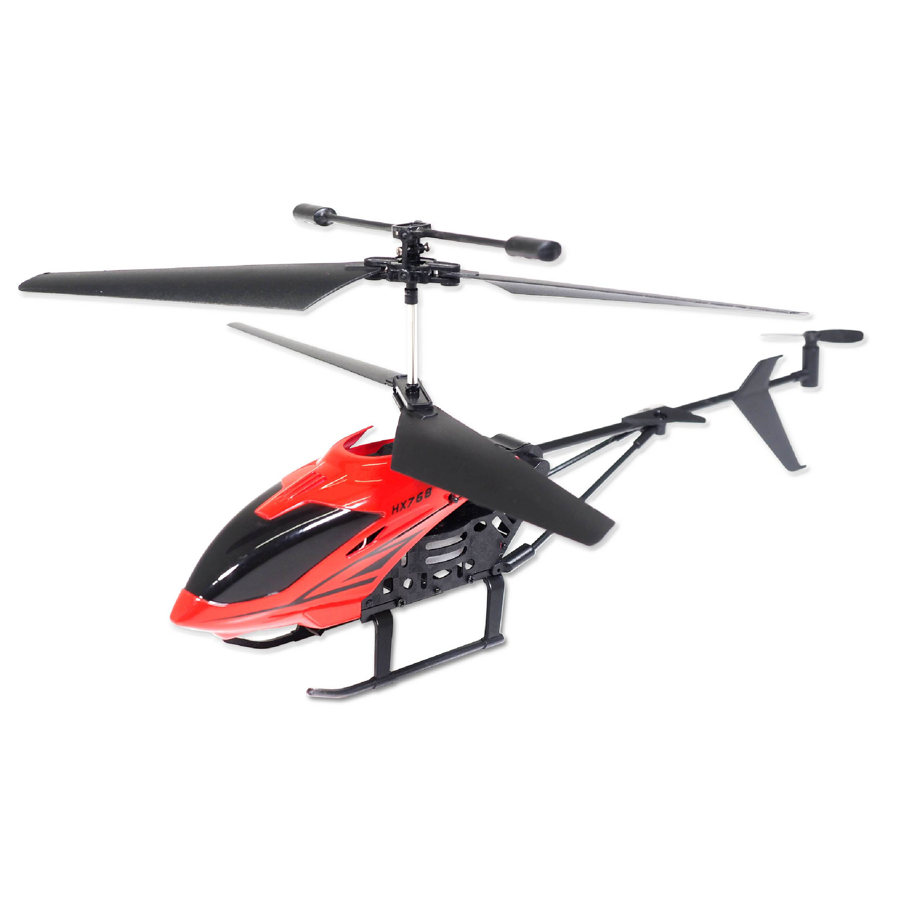 2ch赤外線ﾍﾘｺﾌﾟﾀｰｴｱｱﾛｰ ﾌﾞﾗｯｸ/ﾚｯﾄﾞ 2台ｾｯﾄ【別送料1000円