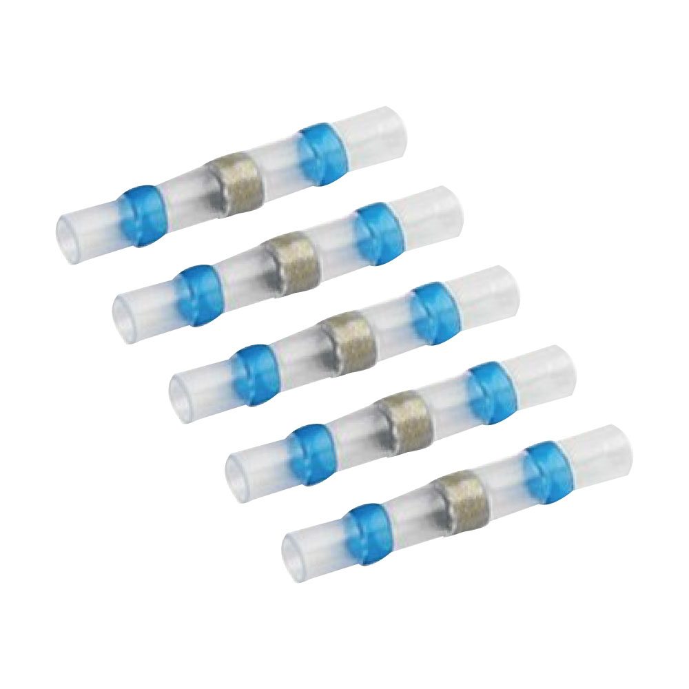 ﾊﾝﾀﾞ入り防水性収縮ﾁｭｰﾌﾞ青(5個入り)【別送料1000円