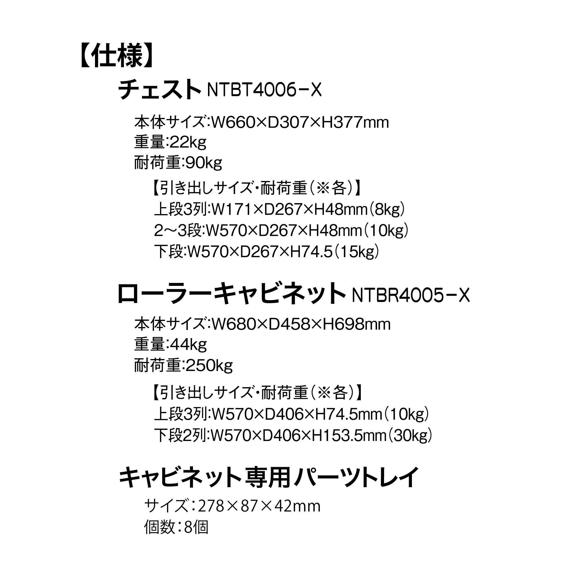 BIGRED ﾁｪｽﾄ&ﾛｰﾗｰｷｬﾋﾞﾈｯﾄ(ﾊﾟｰﾂﾄﾚｲ付き)【同梱不可