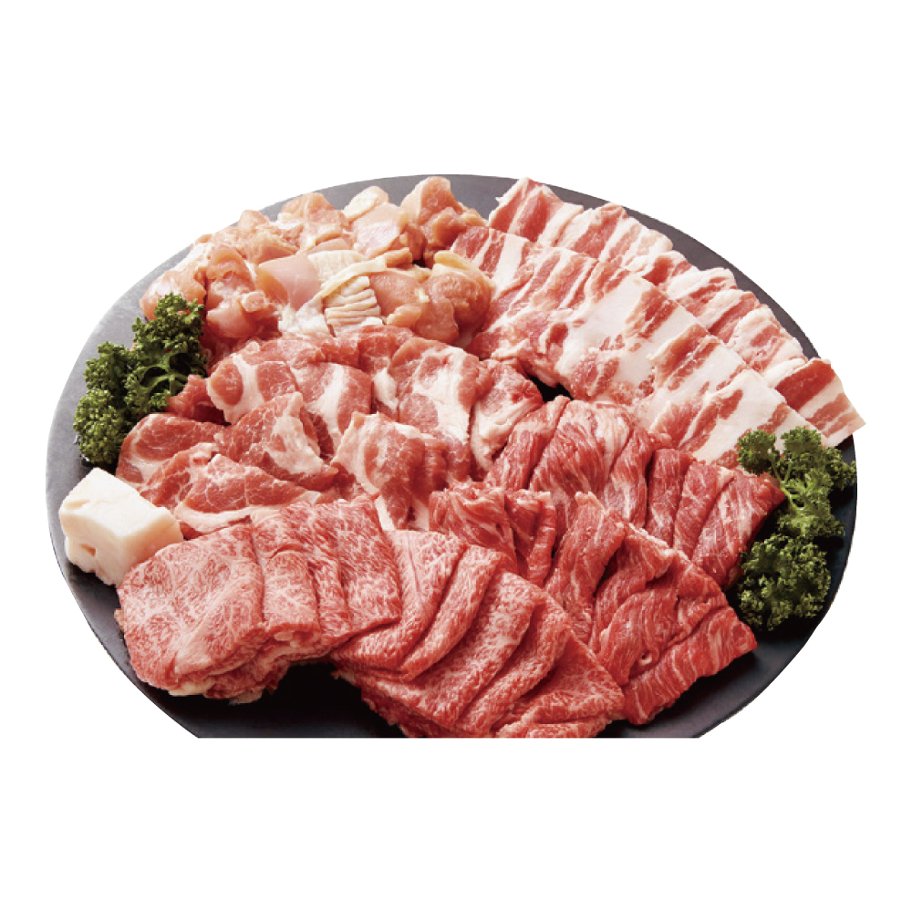 特選焼肉ｾｯﾄ(牛･豚･鶏)6種類ｾｯﾄ【ﾒｰｶｰ直送品