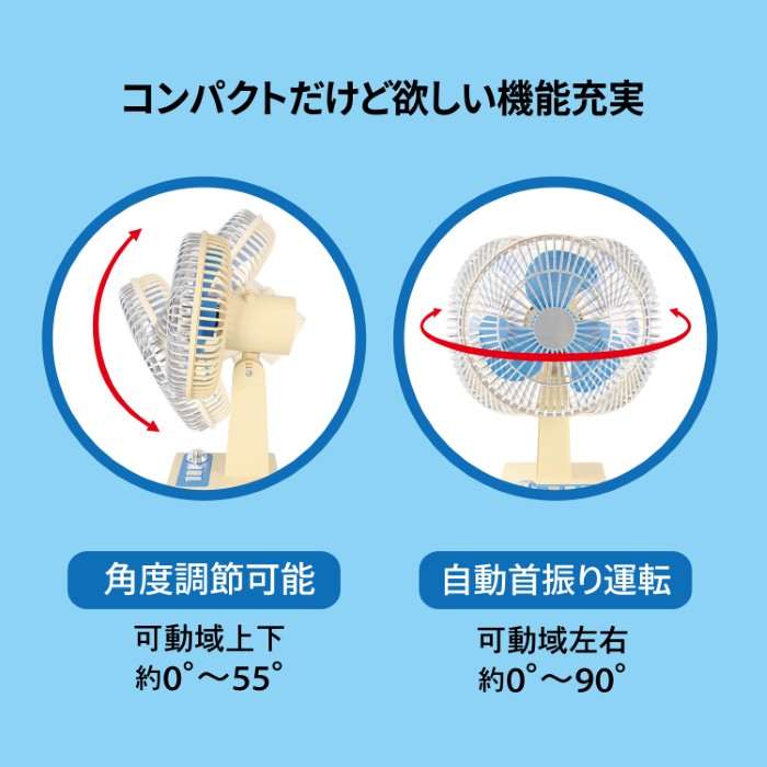 どこでもﾚﾄﾛ扇風機【別送料1000円